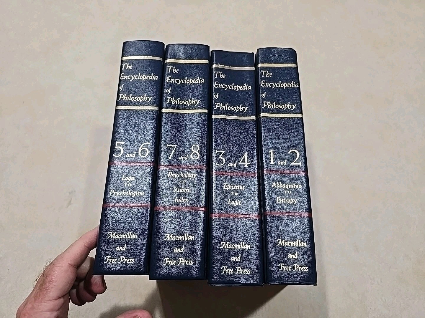 The Encyclopedia of Philosophy (8 Volumes in 4) Paul Edwards Complete Set