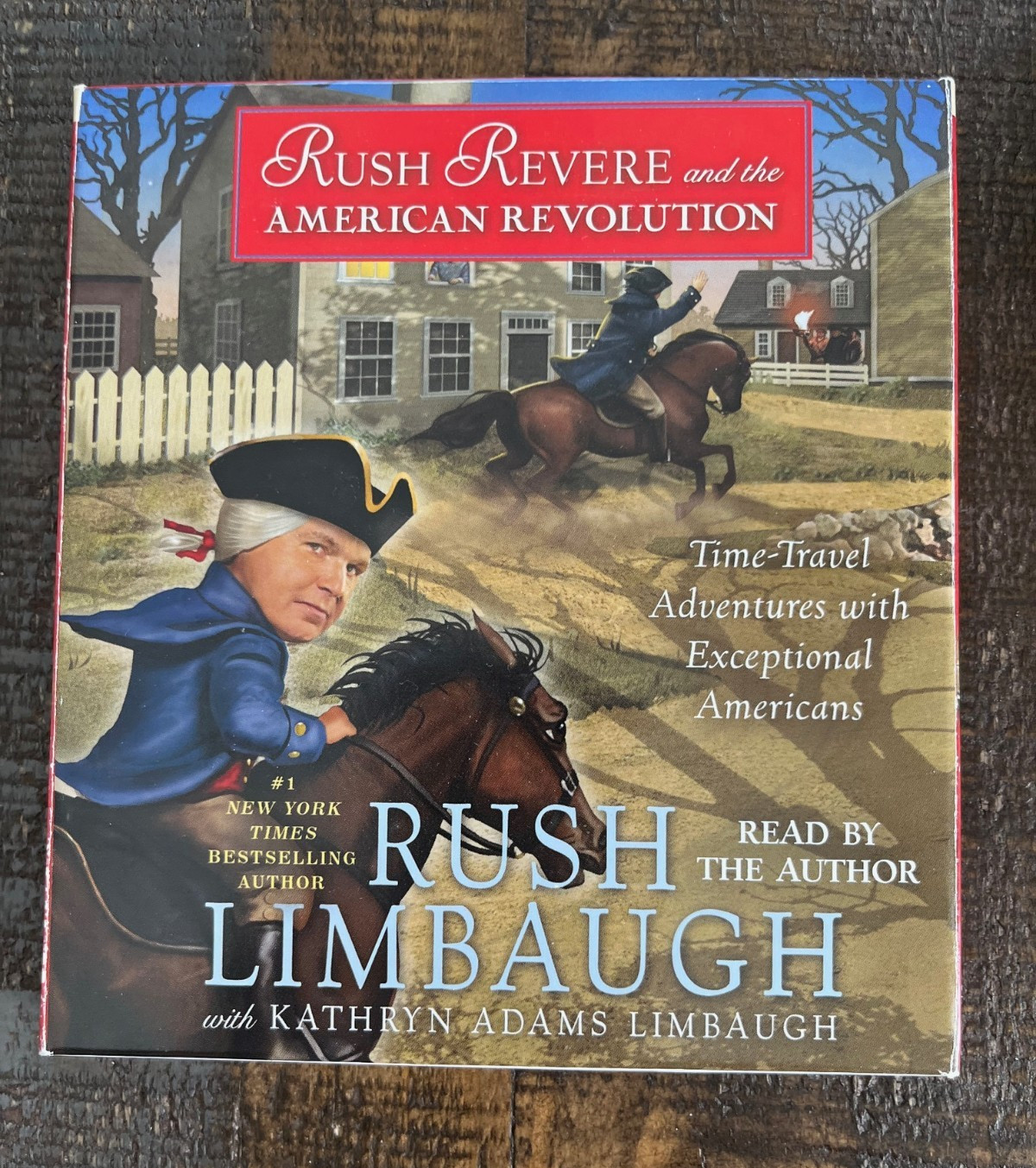 RUSH LIMBAUGH Audio CD Books-FREE SHIP*-AMERICAN REVOLUTION-PAUL REVERE-PILGRIMS