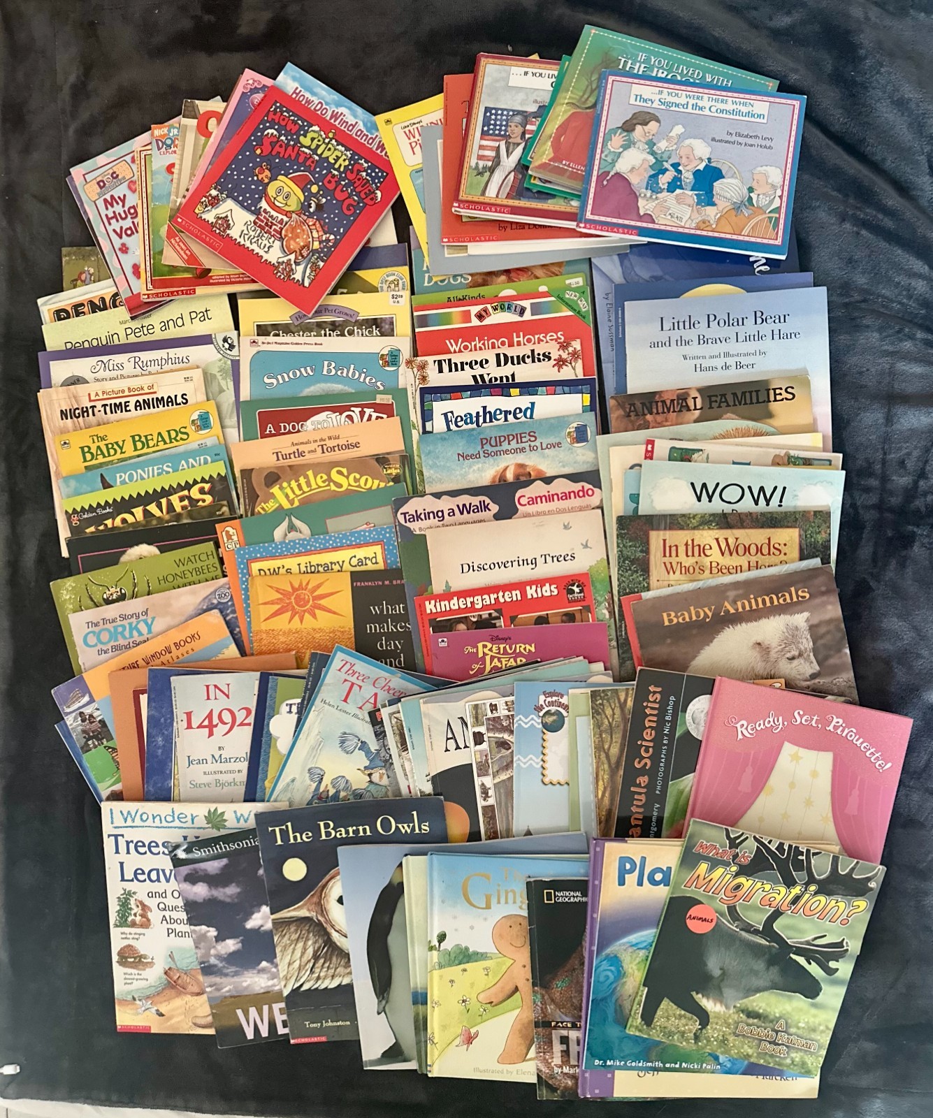 Lot of 108 Children Fiction/Non-Fiction PICTURE KIDS BOOKS RANDOM MIX PB/HC