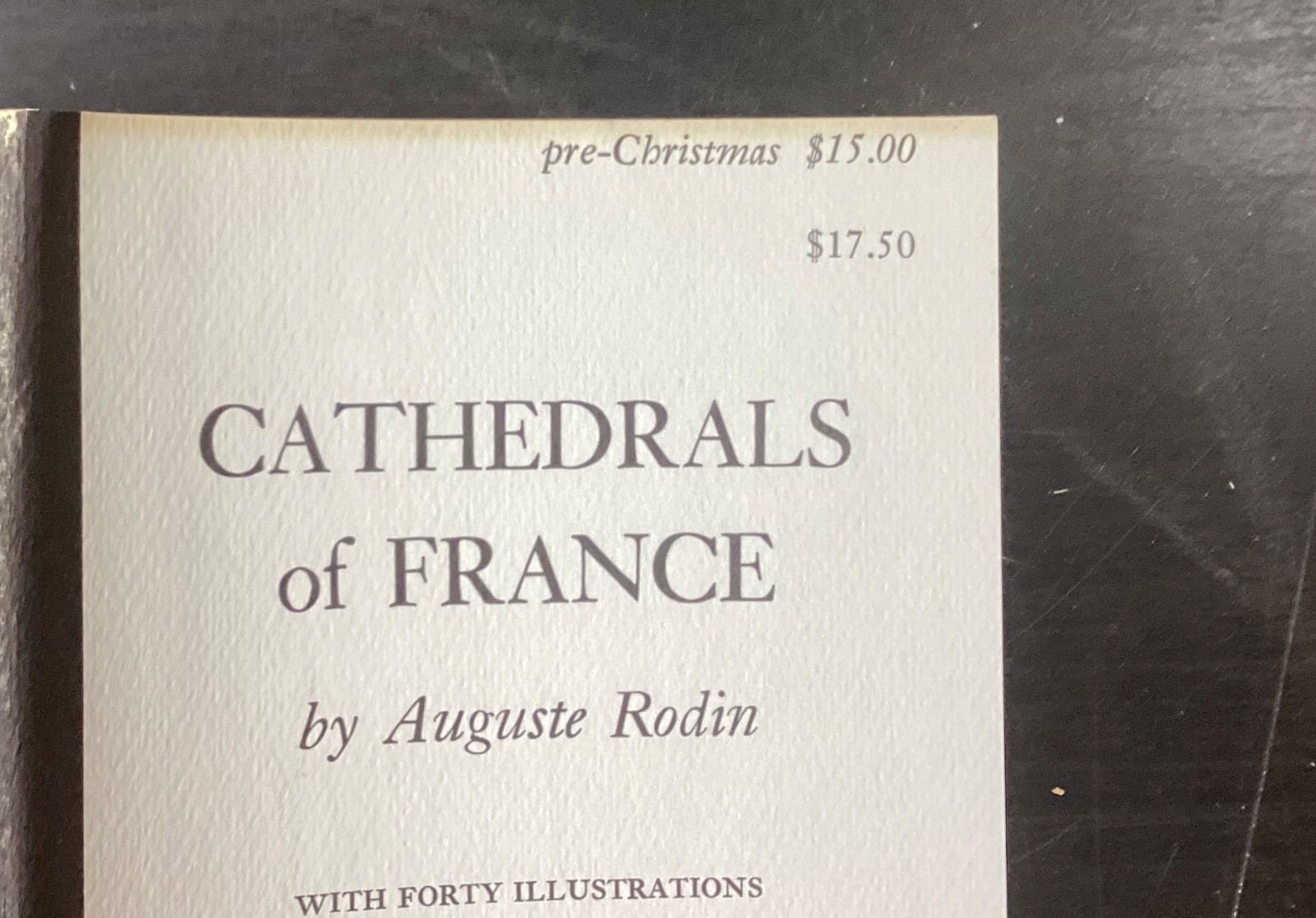 1965 Cathedrals of France by Auguste Rodin Beacon Press