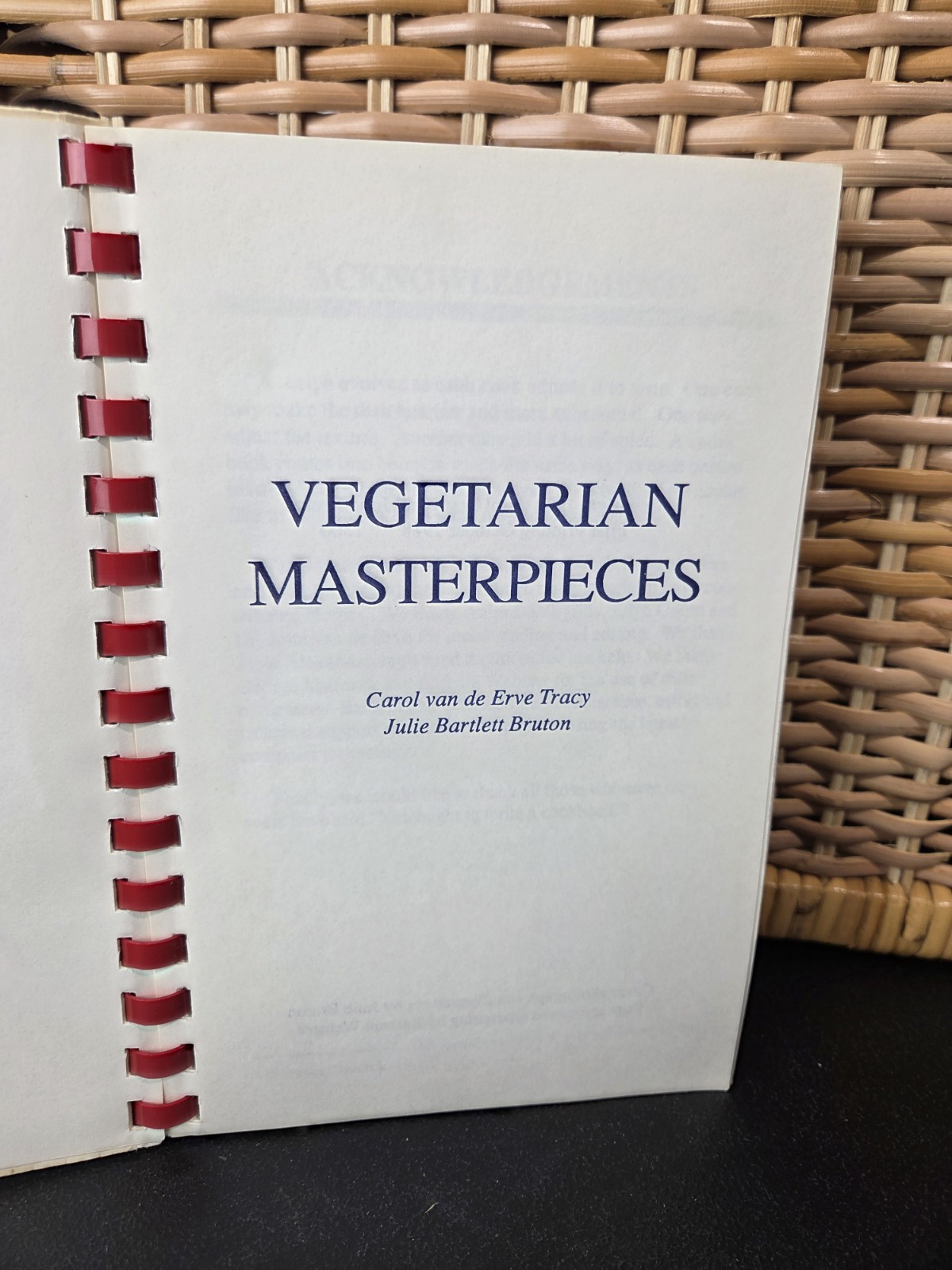Vegetarian Masterpieces Cookbook Tracy & Bruton 1st 1988 Vintage 300+ Pages