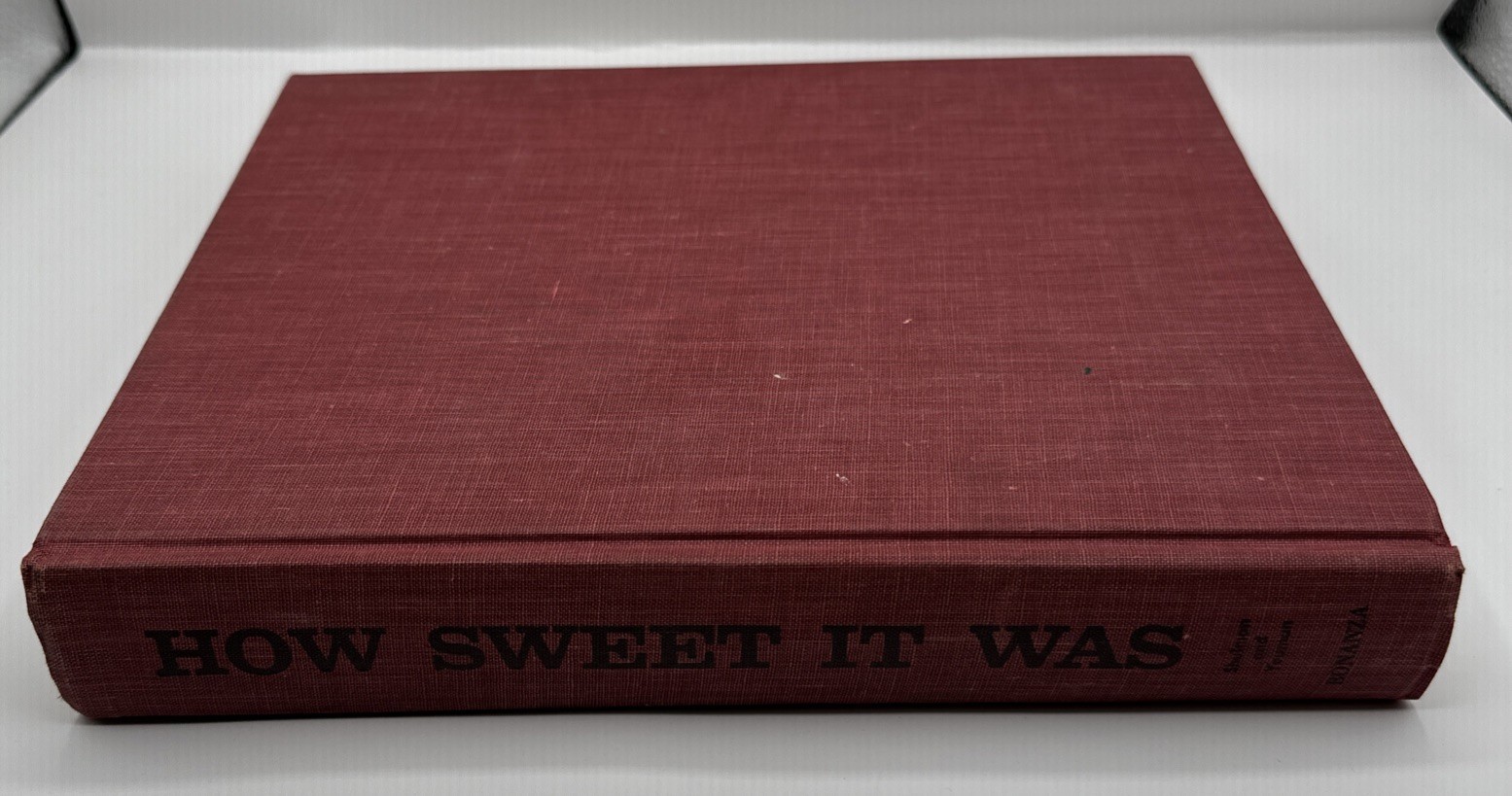 1966 Bonanza Books How Sweet it Was Television: A Pictorial Commentary Hardcover