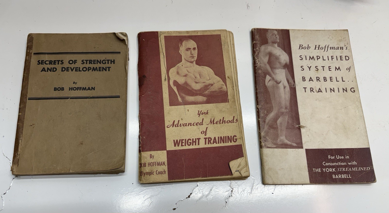 Vintage Bob Hoffman Weight Lifting Magazines Lot Of 3