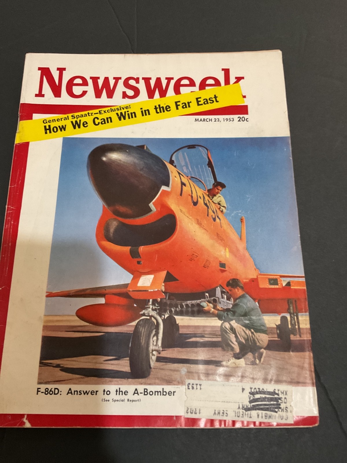 Newsweek Magazine-March 23, 1953 – F-86D : Answer to the A- Bomber