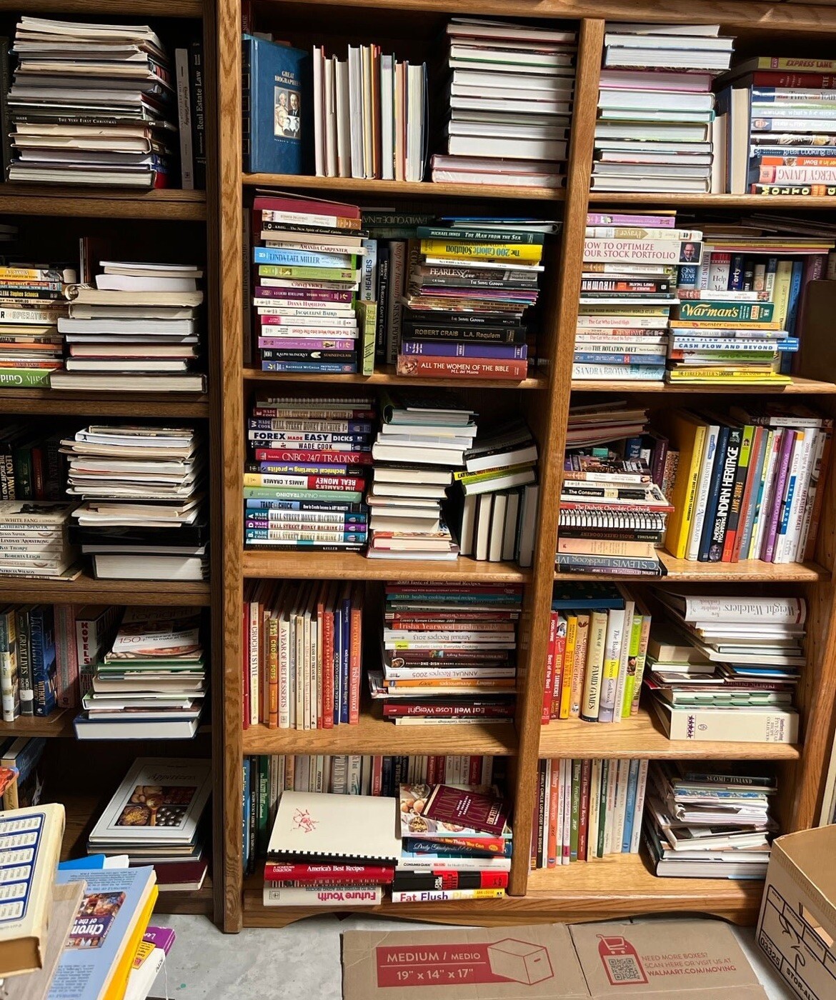 Books by Genre 100 Pound BOOKs Lot Sorted Fiction/Nonfiction/Cooking
