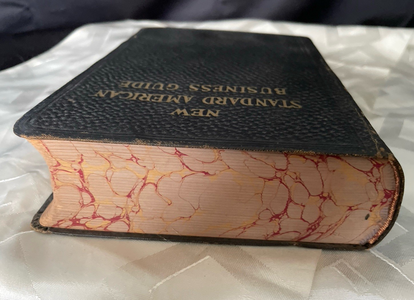 1917 “New Standard American Business Guide” by E. T. Roe Faux Leather Bound Book