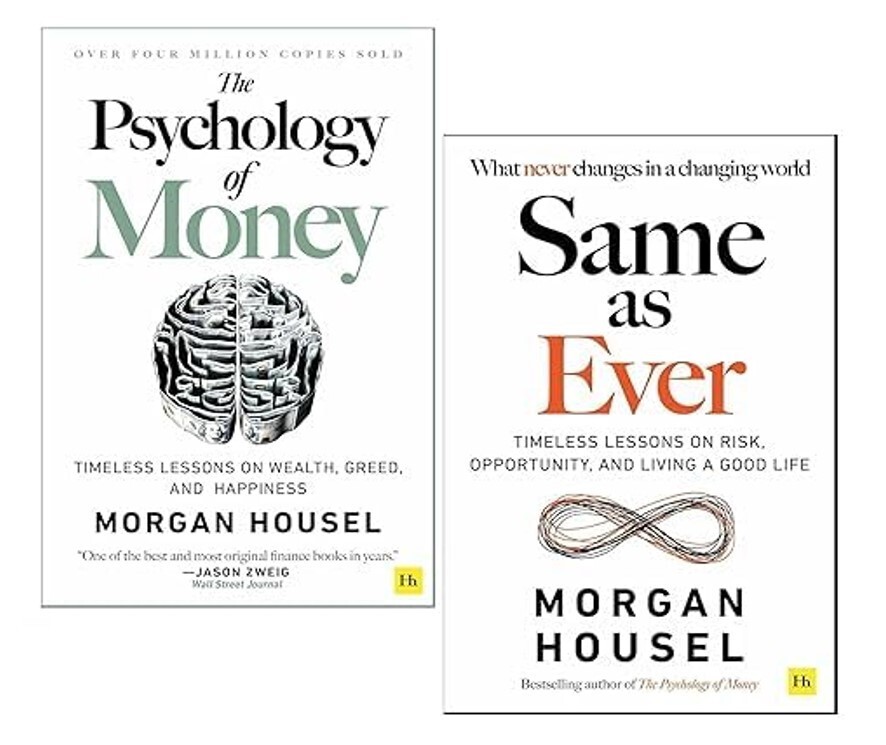 Morgan Housel 2 Books Collection Set Same as Ever, Psychology of Money Paperback