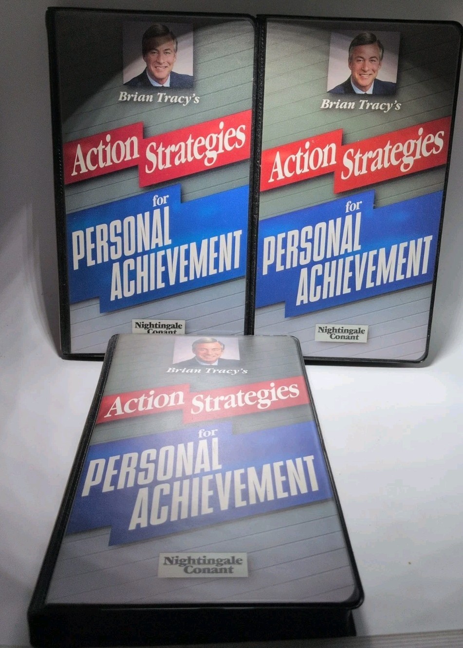 Brian Tracy’s Action Strategies Personal Achievement Nightingale Cassette Lot