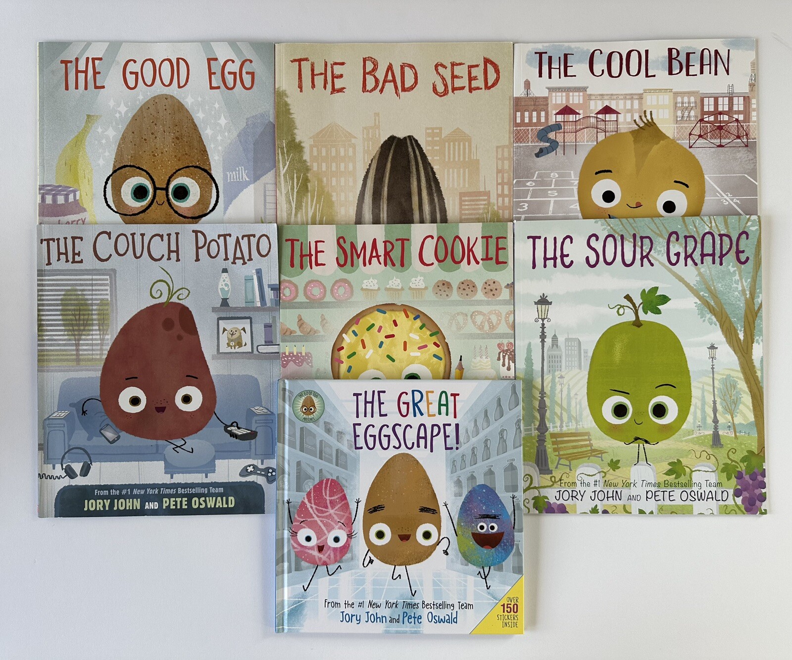The Food Group Children’s Book Set by Jory John Collection Lot 7
