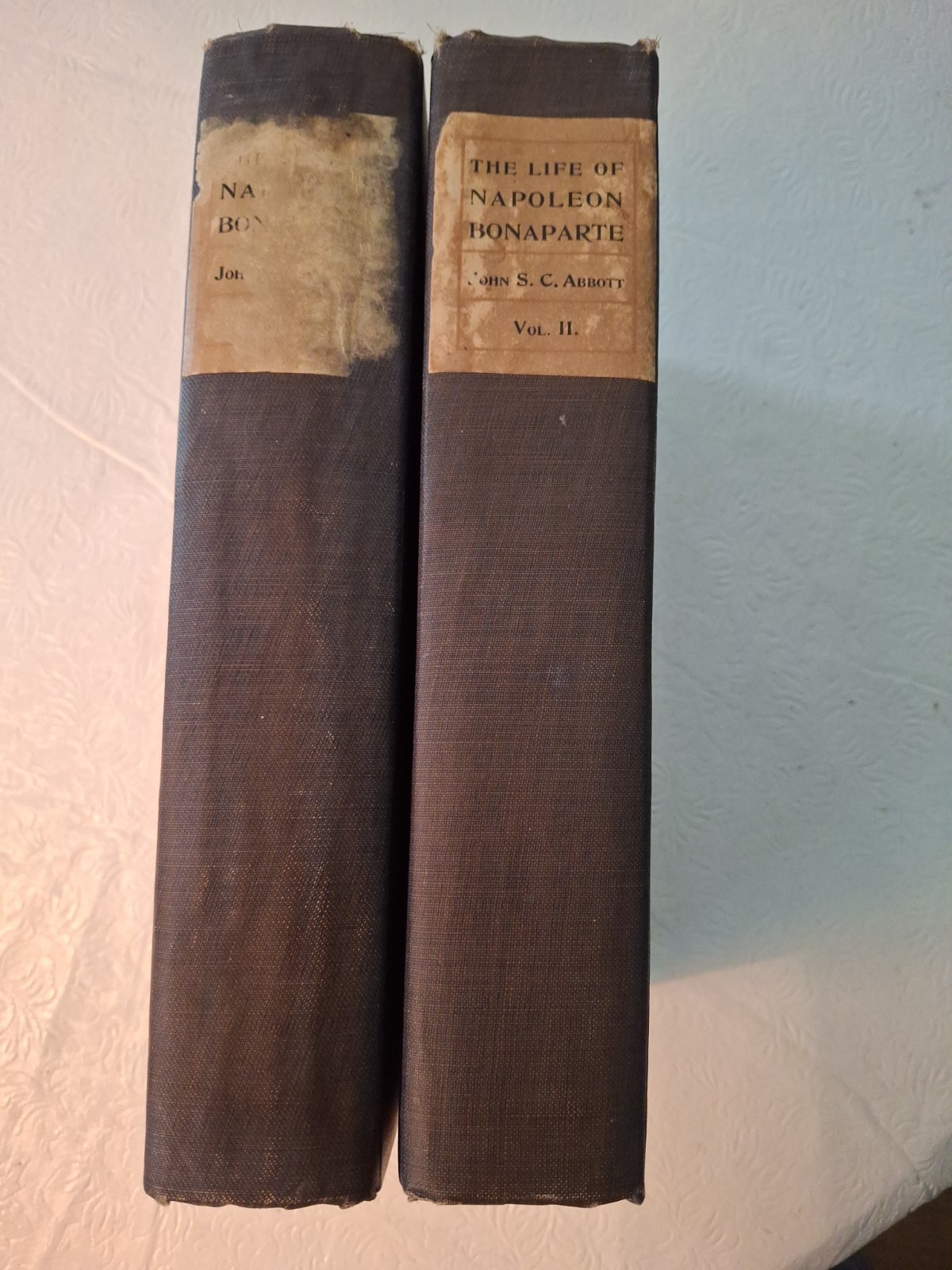 The Life of Napoleon Bonaparte by John SC Abbott 2 Volume Complete Set 1883