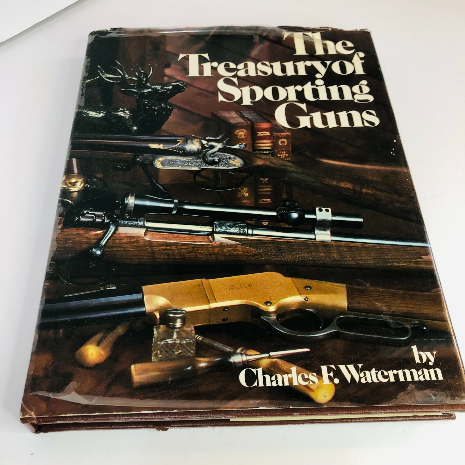 THE TREASURY OF SPORTING GUNS By Charles F. Waterman HB 1979 USED 238 pages 