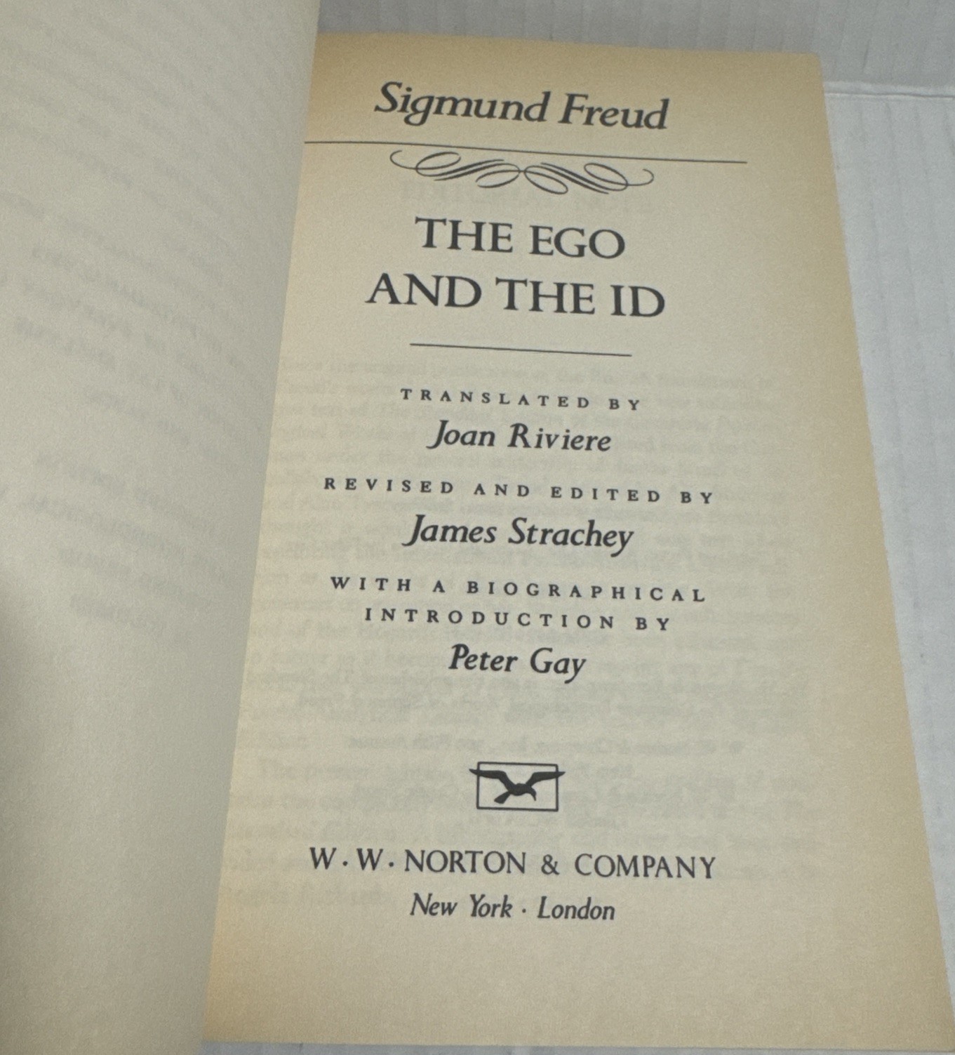 The Ego and the Id by Sigmund Freud: Nice