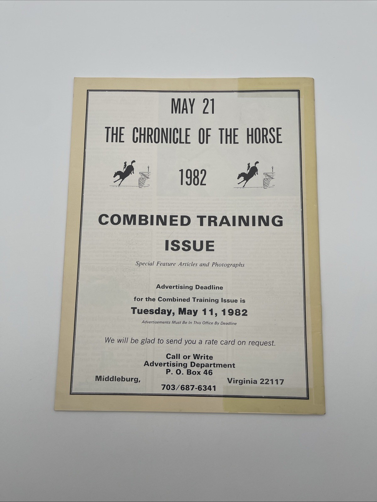 The Chronicle Of The Horse April 23, 1982 – Polo Action By Elizabeth Bell