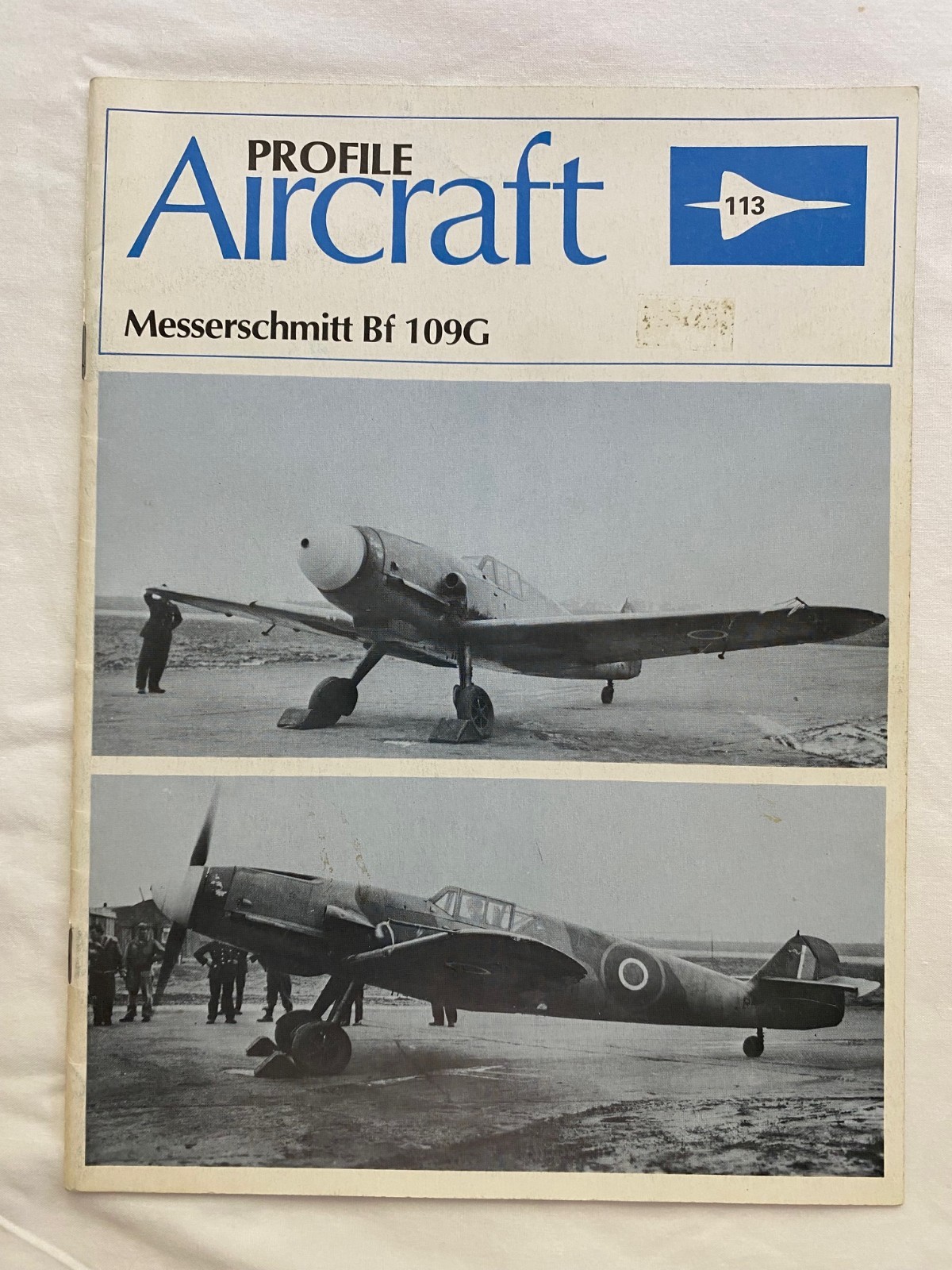 Messerschmitt Bf 109G Profile Aircraft publications #113 1982 FREE US SHIPPING!