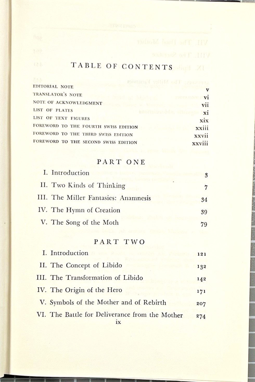 Symbols of Transformation, C.G. Jung 1956. Bollingen Series *Good*