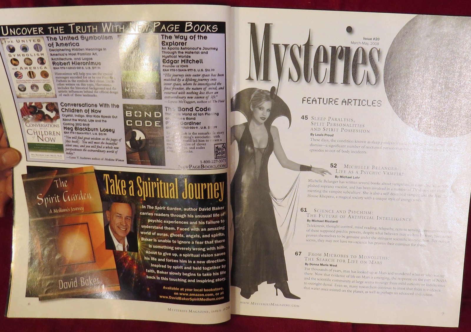 Mysteries Magazine Spring 2008 Exploring Mysteries Modern & Yesteryear