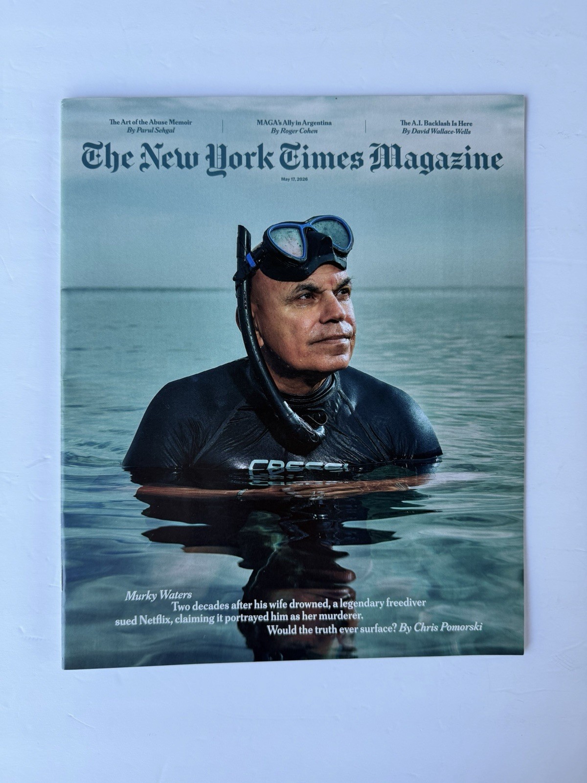 The New York Times Magazine NYT May 17, 2026 Murky Waters Free Diver Interview