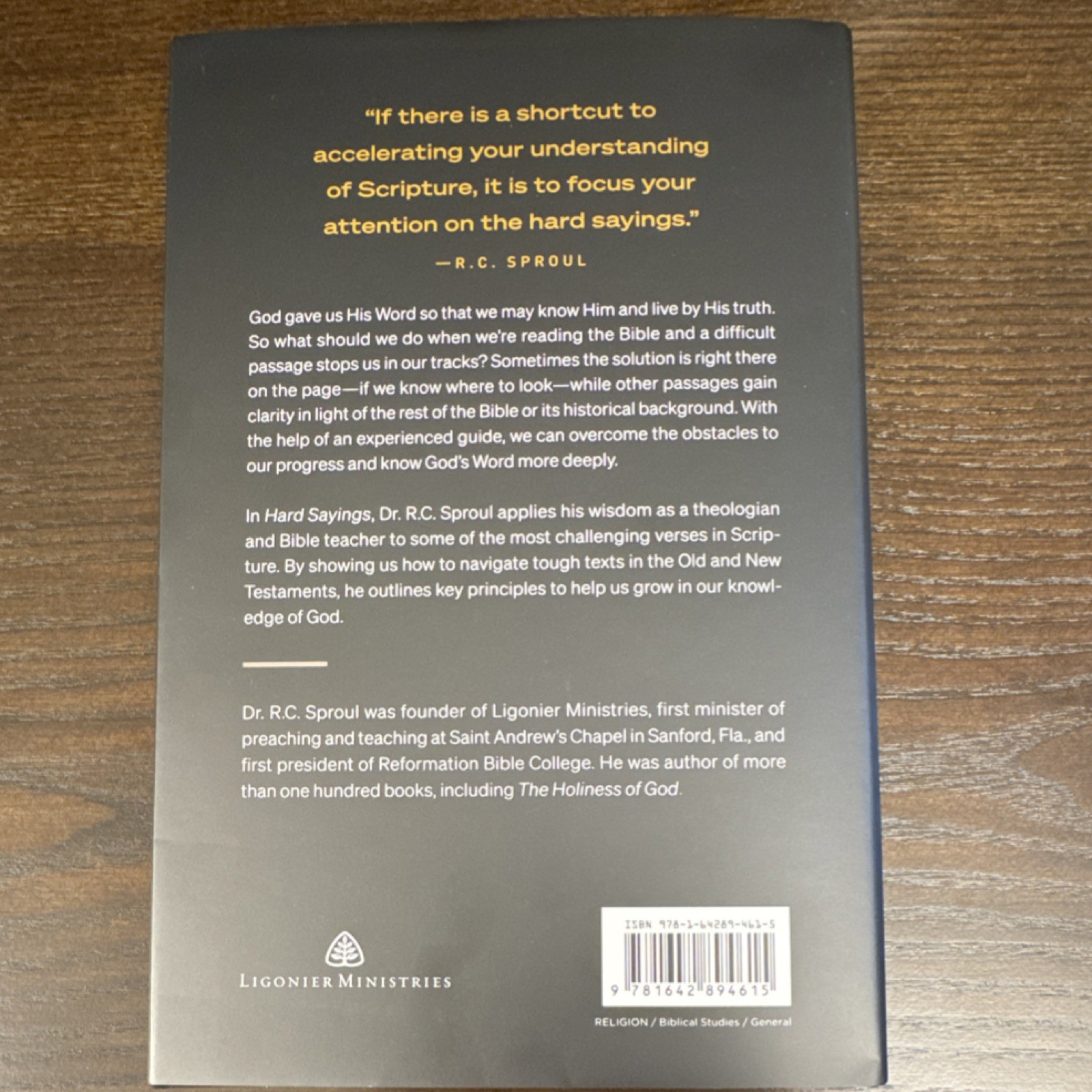 Hard Sayings by R. C. Sproul (Hardcover, Brand New, You May Receive it Sealed)