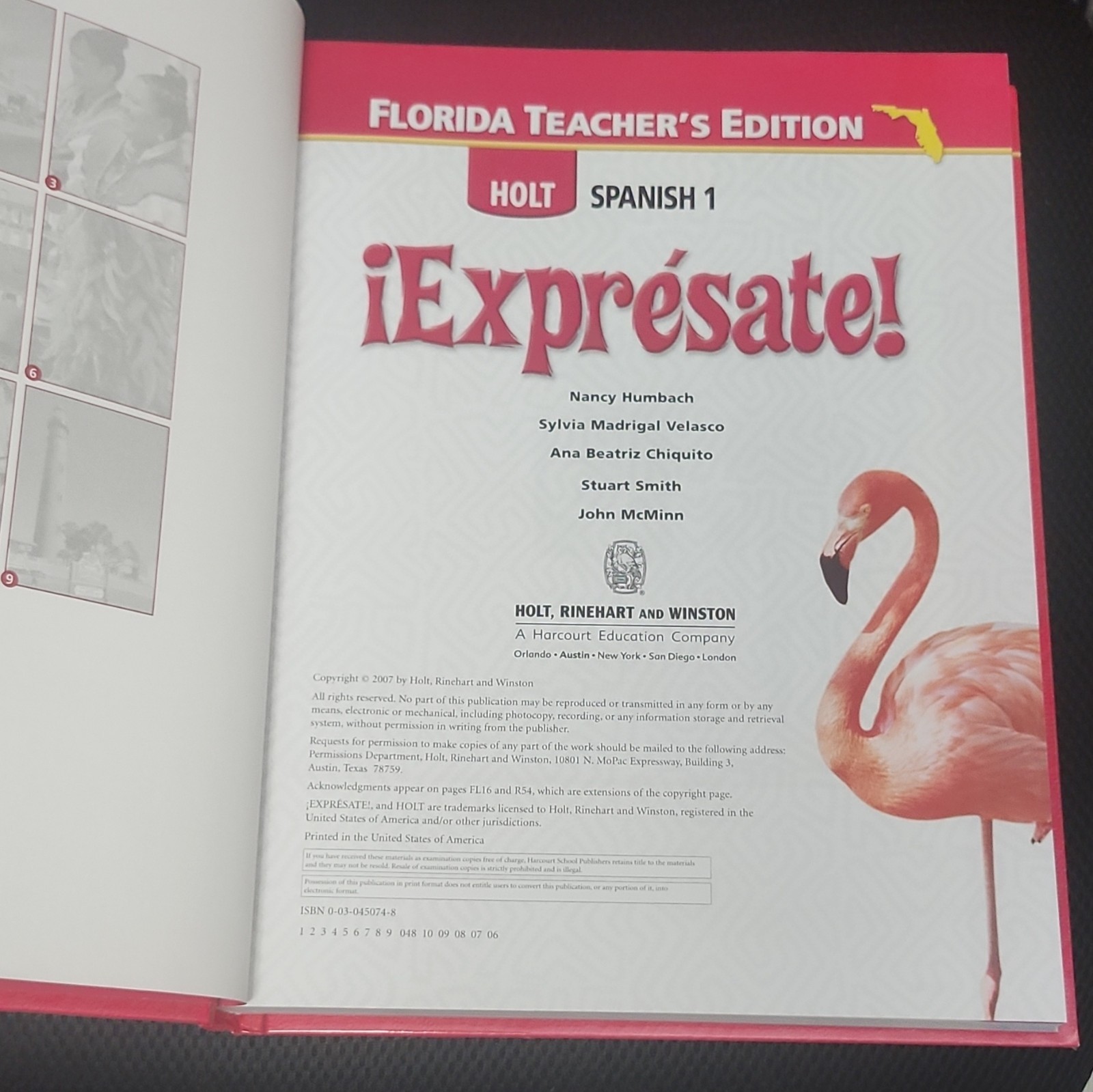 Expresate!, Spanish 1 (Teacher’s Edition) Holt Rineheart Winston Textbook