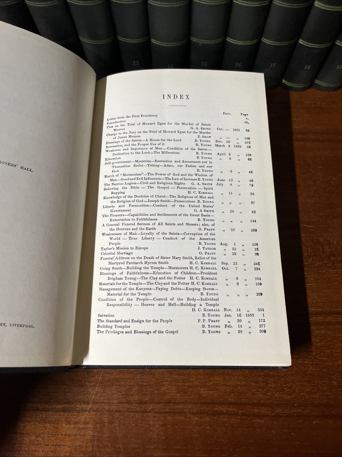 Journal of Discourses – Complete – Mormon Church of Jesus Christ – Brigham Young