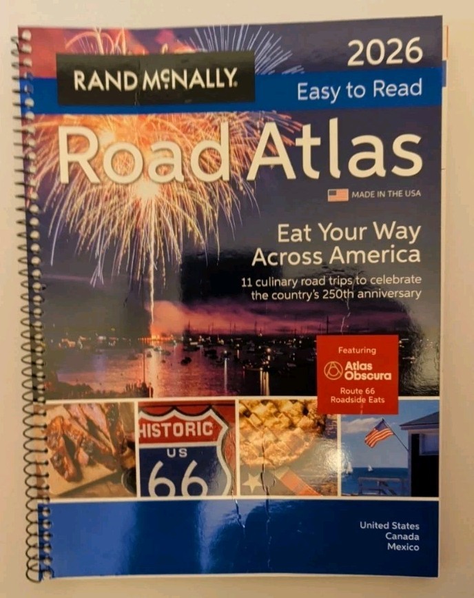2026 Rand McNally Easy to Read Midsize Road Atlas: DRAM by Rand McNally Spiral