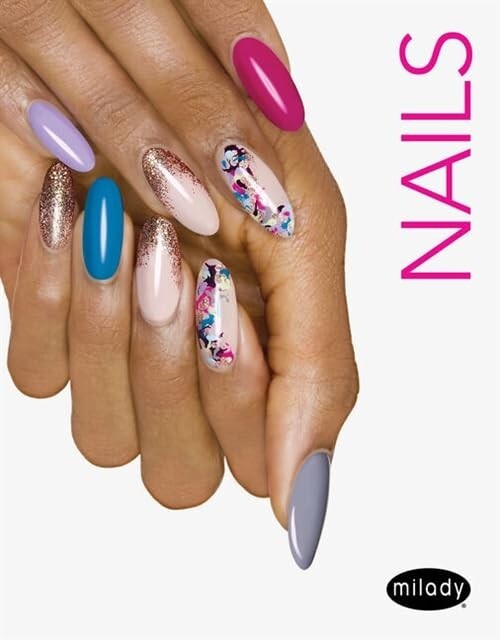 NAILS BY MILADY -PAPERBACK- free shipping