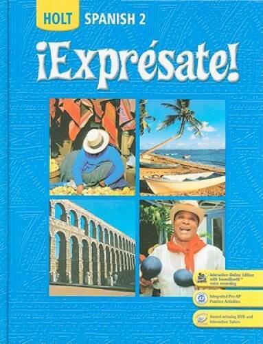 Â¡Expresate!: Spanish 2 (Holt Spanish: Level 2) – Hardcover – GOOD