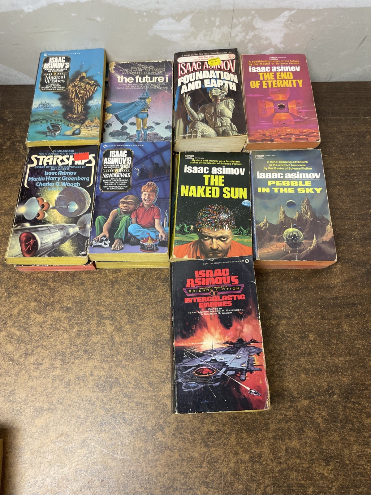 ISAAC ASIMOV Science Fiction Collection 28 PB HC Foundation Robots Empire Lot