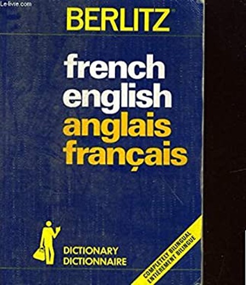 French-English Dictionary Paperback Berlitz Editors