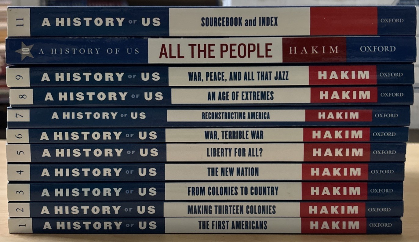 Lot 11 A History of Us Vol. 1-11 Joy Hakim Revised 3rd Edition PB Complete Set