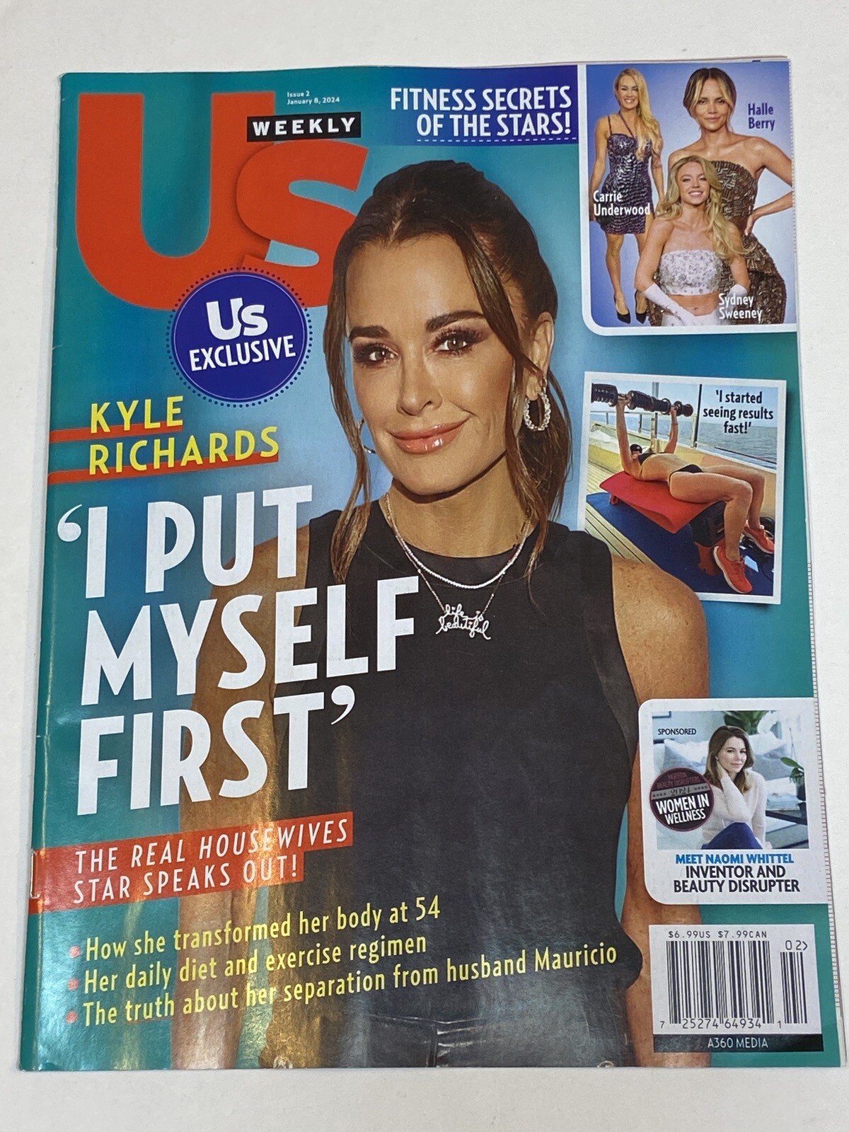 US Weekly Magazine Jan 8 2024 Kyle Richards Mauricio Umansky Naomi Whittel Halle