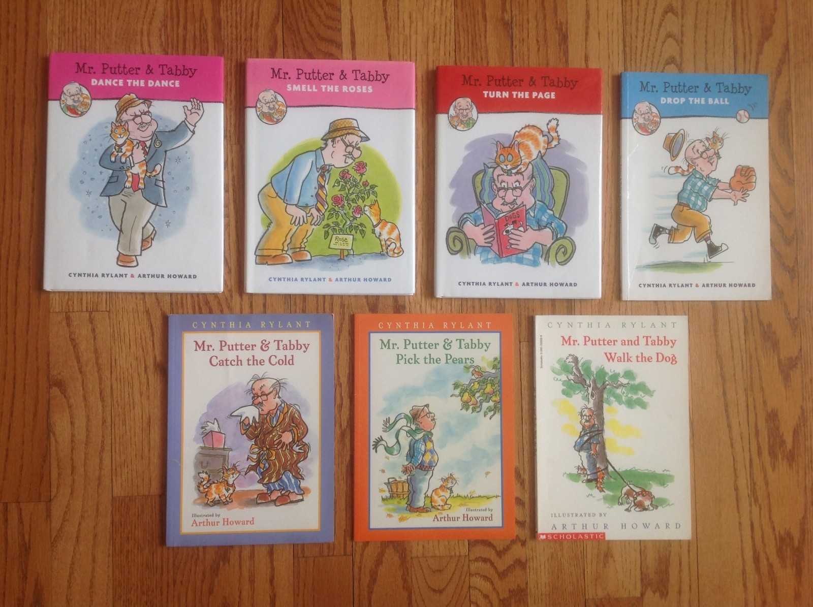 Lot 7 MR. PUTTER & TABBY Books & Bonus by Cynthia Rylant HB/PB Dance ROSES + VGC