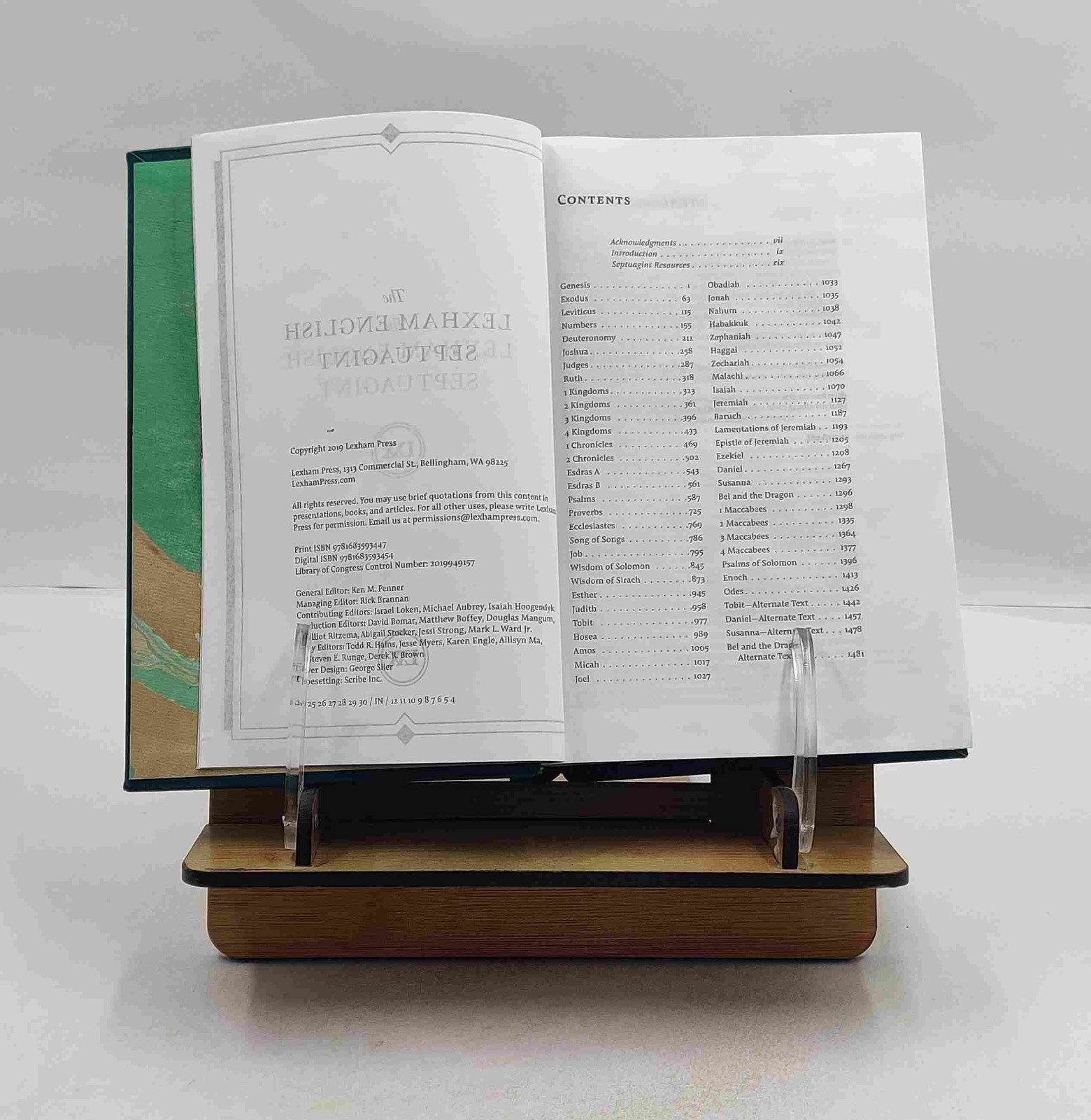 The Lexham English Septuagint: A New Translation by Lexh [Premium Leather Bound]