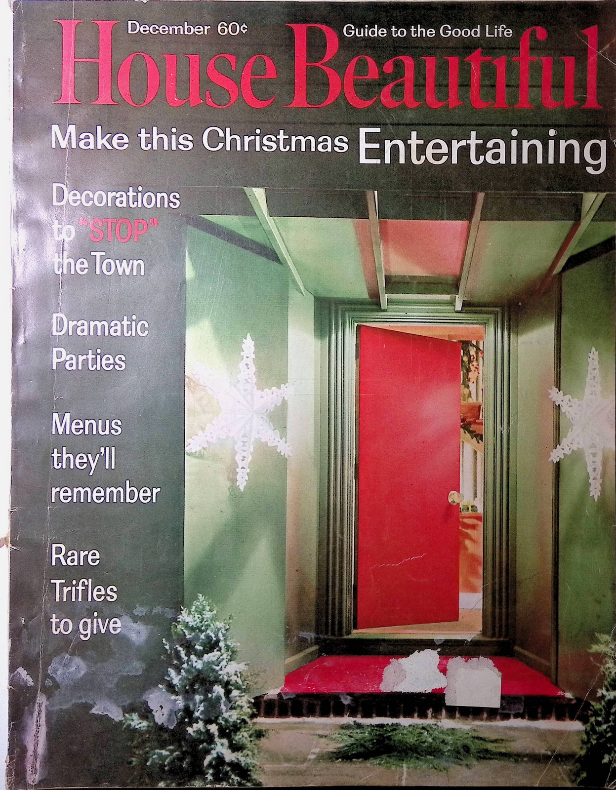 Vintage Magazine House Beautiful Magazine December 1963