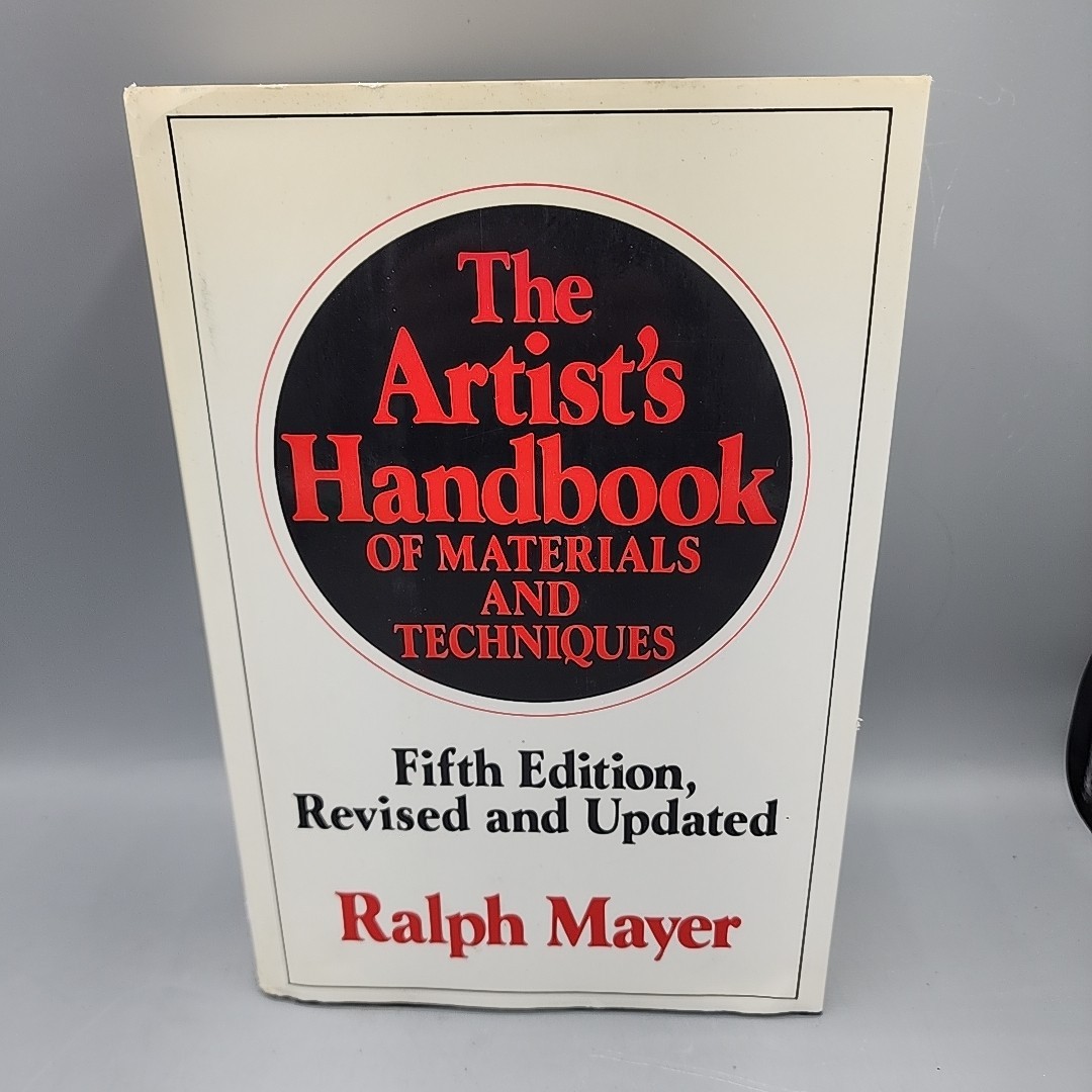 Artists Handbook 5th edition Ralph Mayer 1985 Materials Techniques hardcover DJ