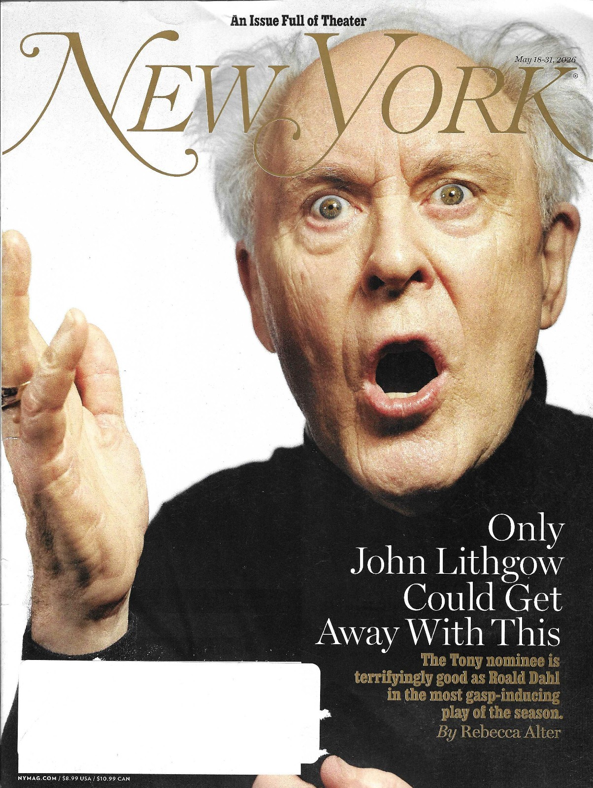 John Lithgow New York Magazine 5/18-31/2026