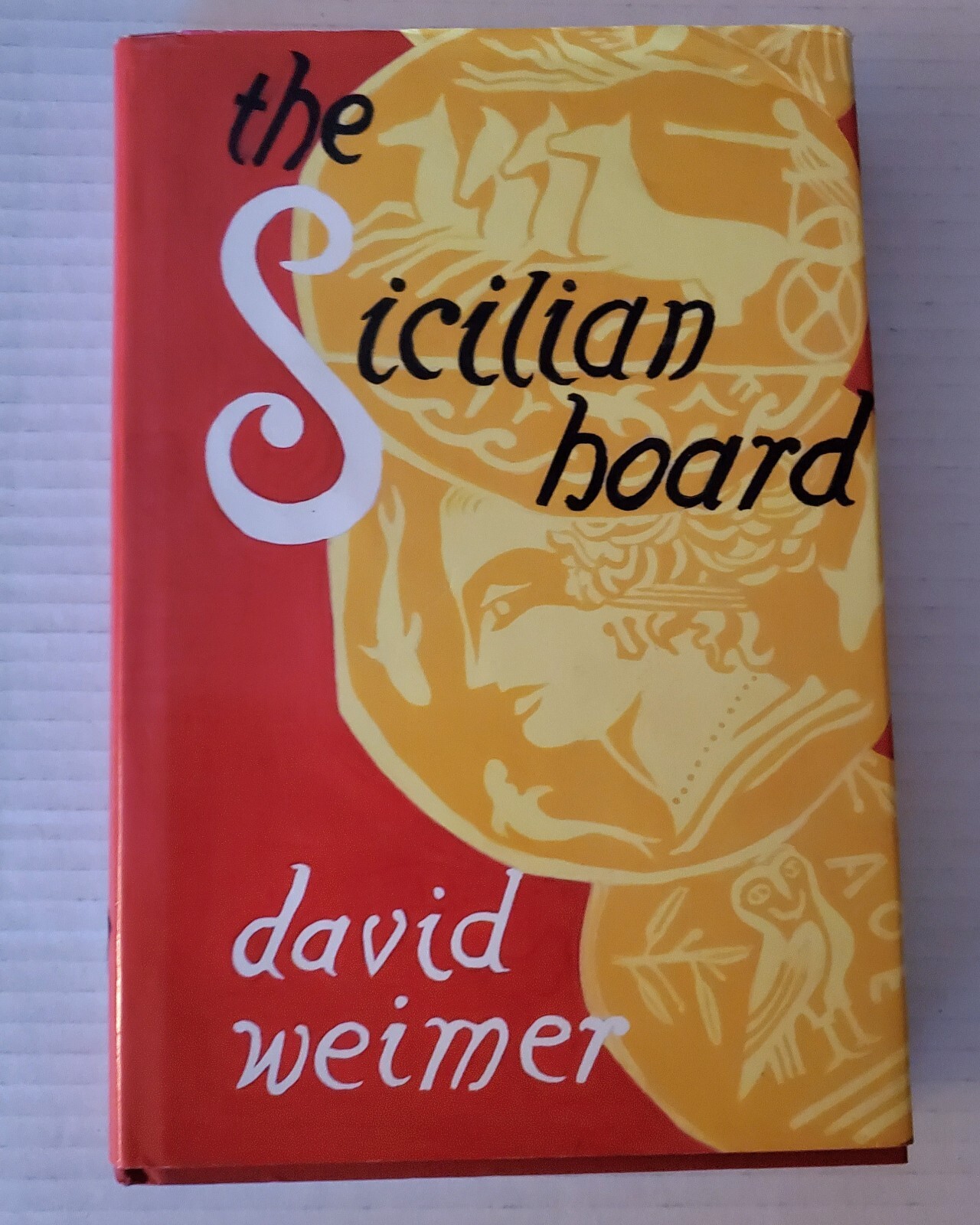The Sicilian Hoard by David Weimer 1st Edition 1996 Novel Thriller Mistery Coins
