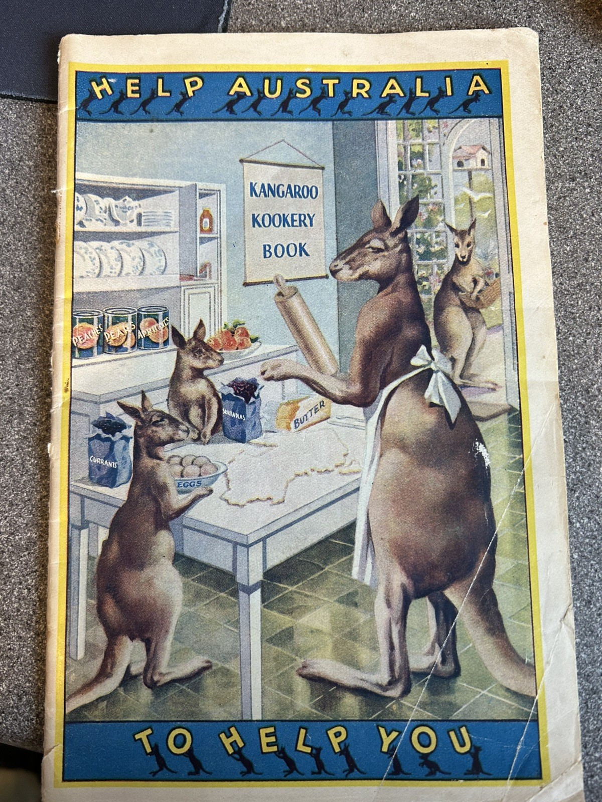 Vintage c1932 Kangaroo Kookery Book Recipe Cookery Book 32 pages
