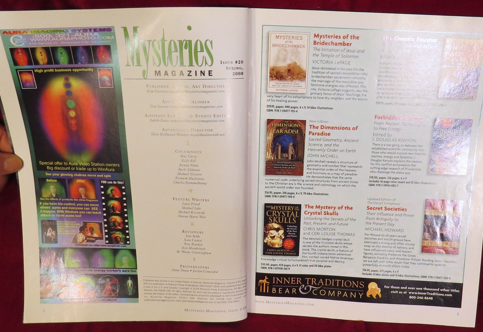 Mysteries Magazine Spring 2008 Exploring Mysteries Modern & Yesteryear