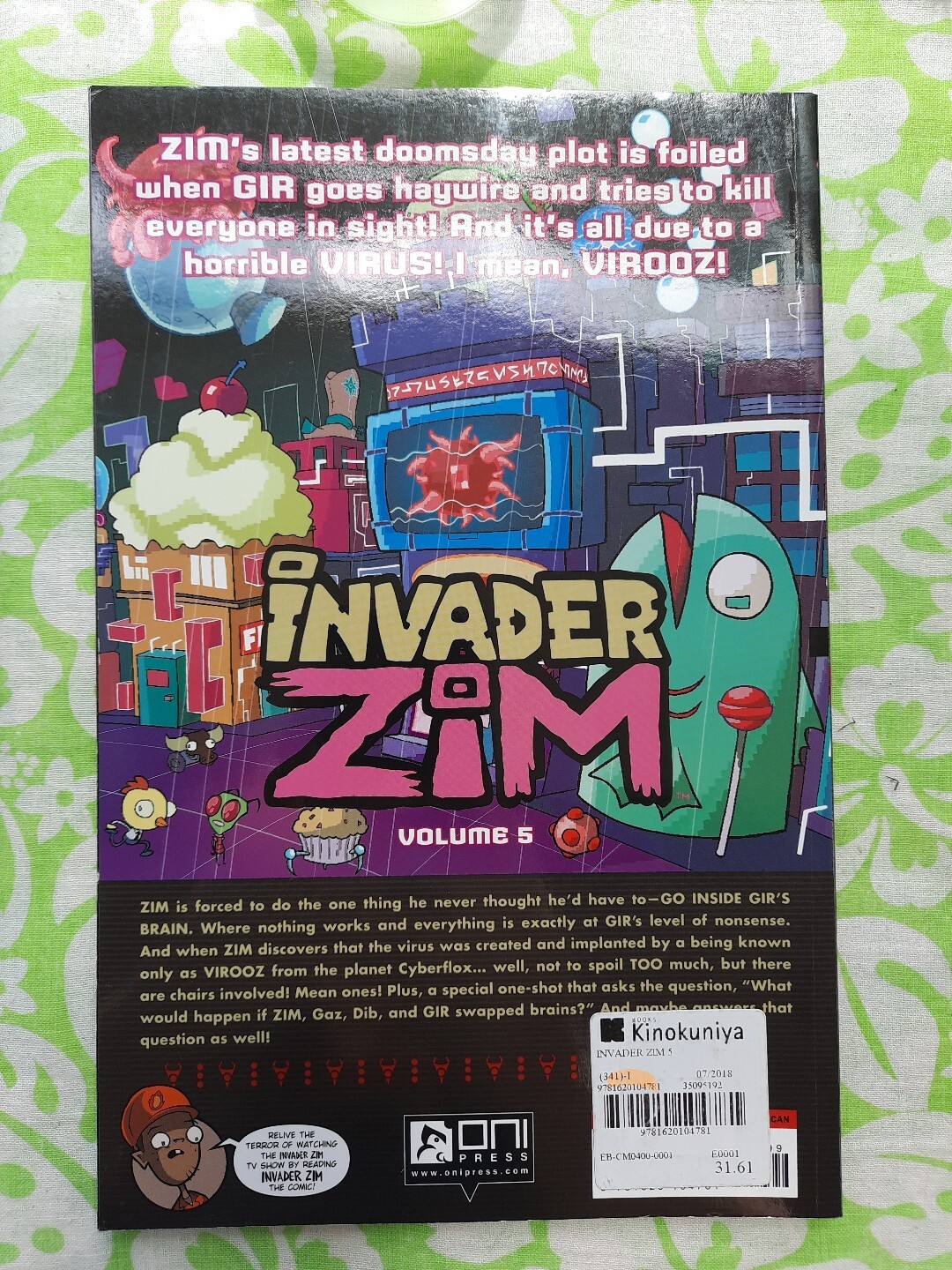 INVADER ZIM Vol. 5 Jhonen Vasquez Eric Trueheart Dave Crosland Paperback 2018