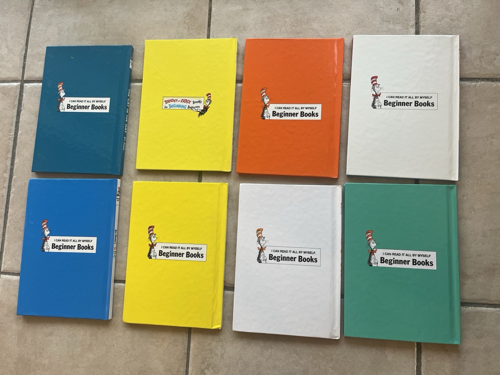 Dr. Seuss & P.D. Eastman Beginner Books Hardcover Bundle – Lot of 8