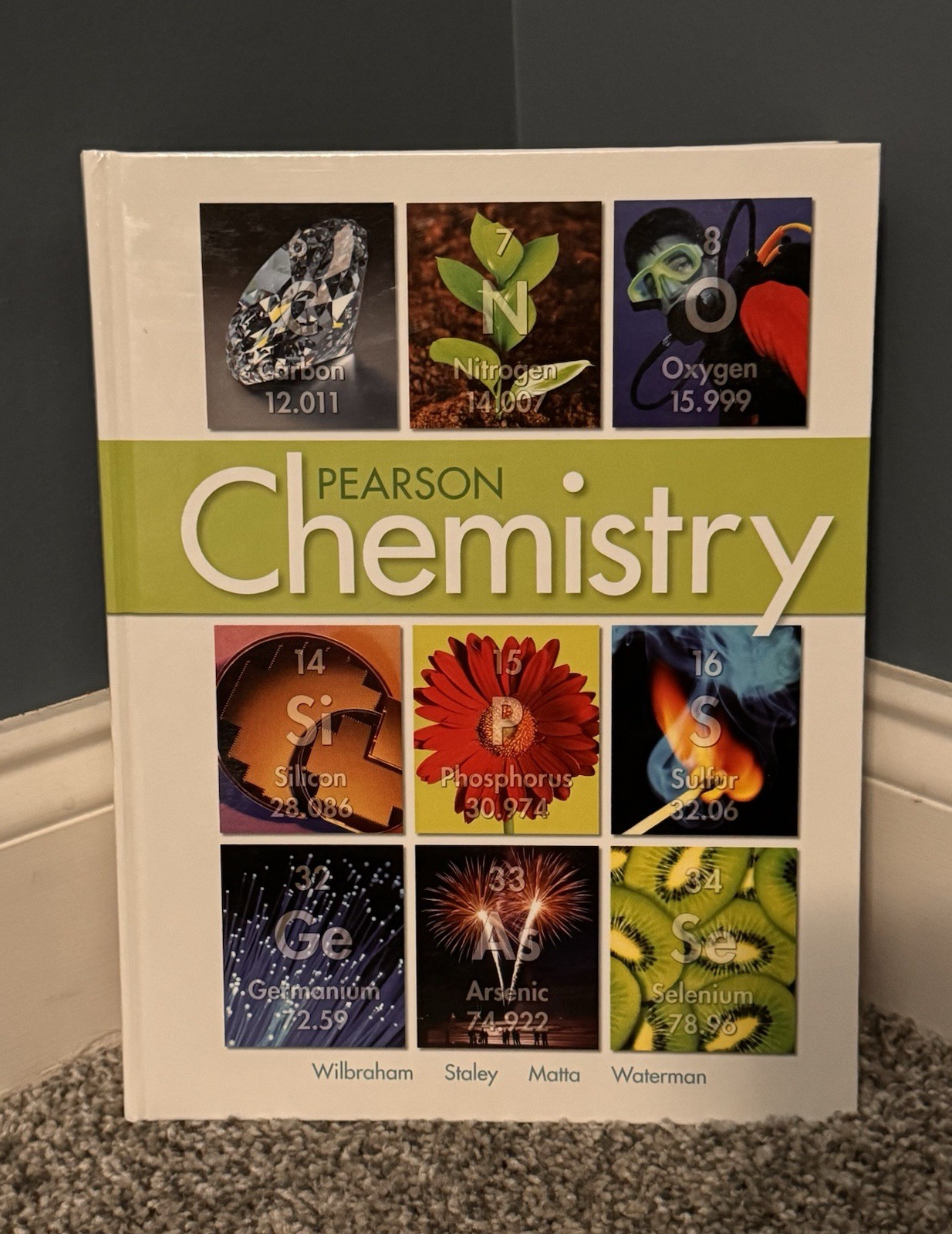 Chemistry Pearson Hardcover Textbook High School Student Edition Like NEW 2017