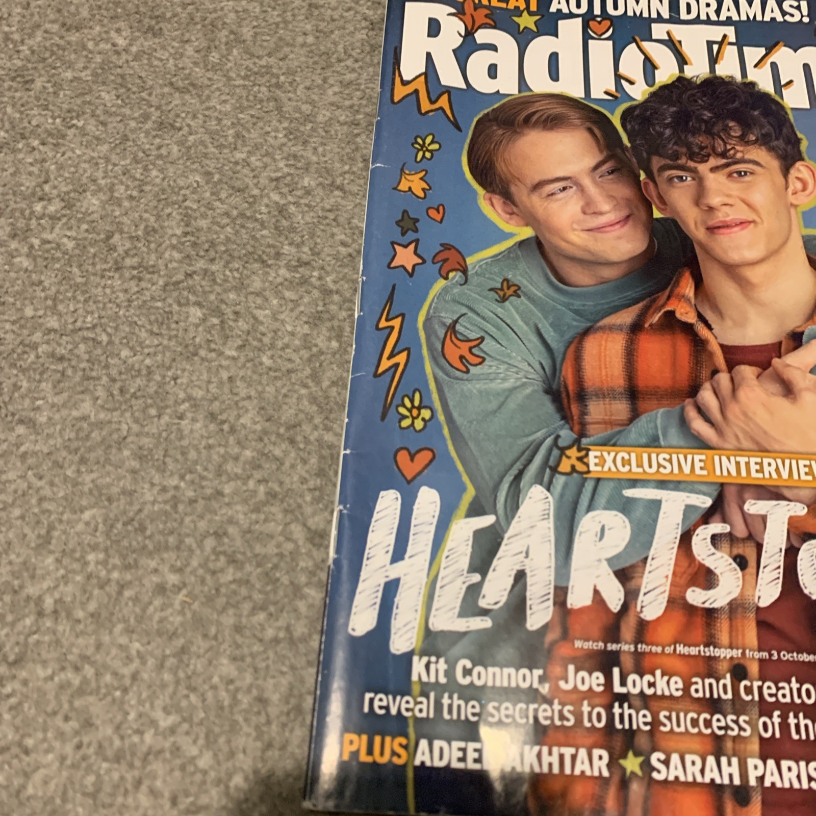 Radio Times Heartstopper Kit Connor & Joe Locke