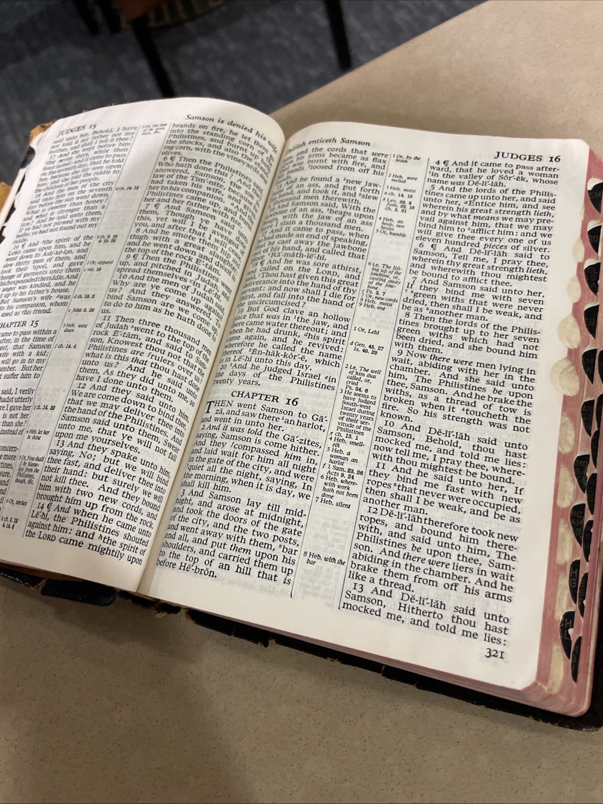 The Holy Bible King James Version Red Letter Concordance Harper & Brothers 1951