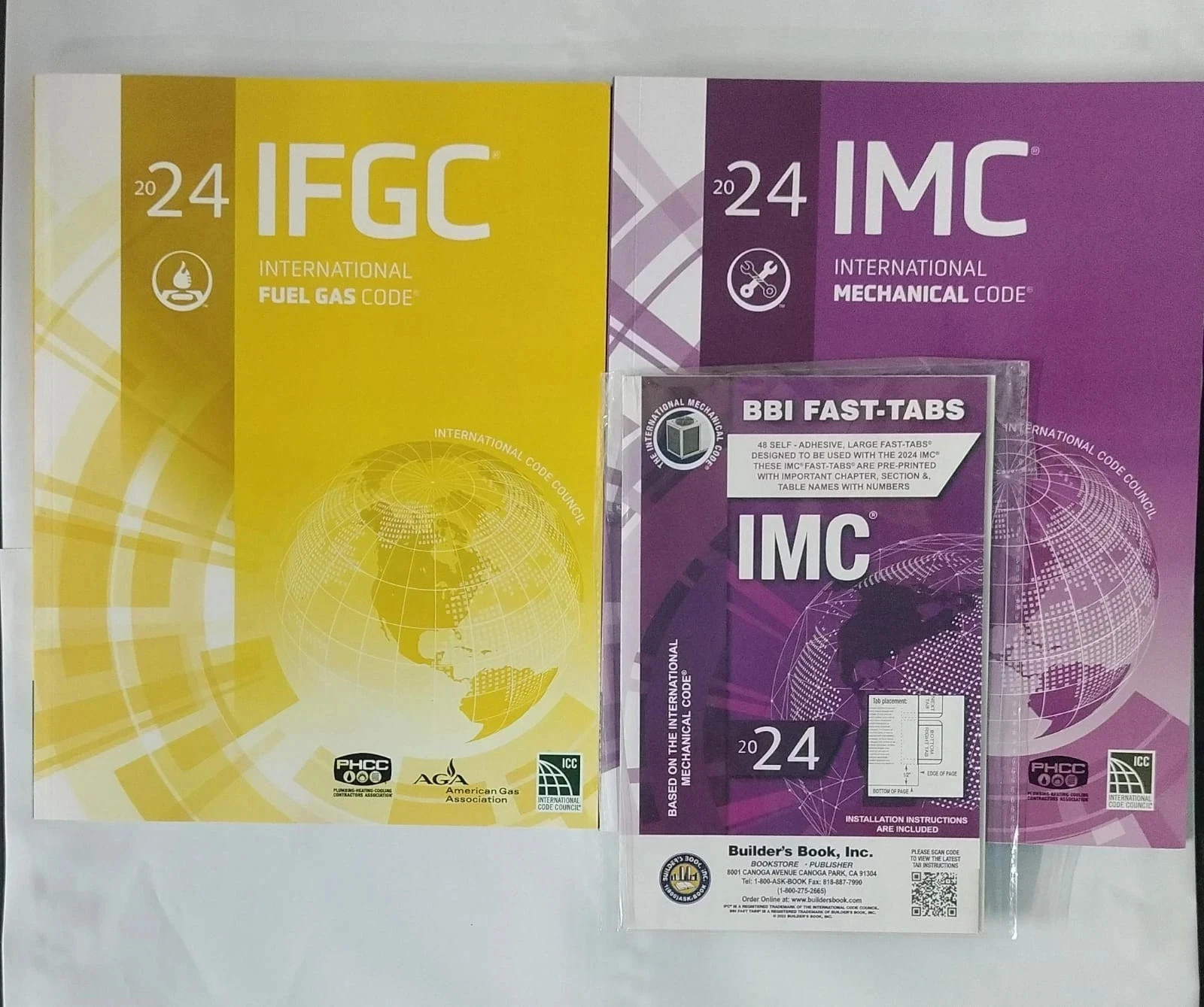 2024 IFGC International Fuel Gas Code & 2024 IMC Mechanical Code with tab