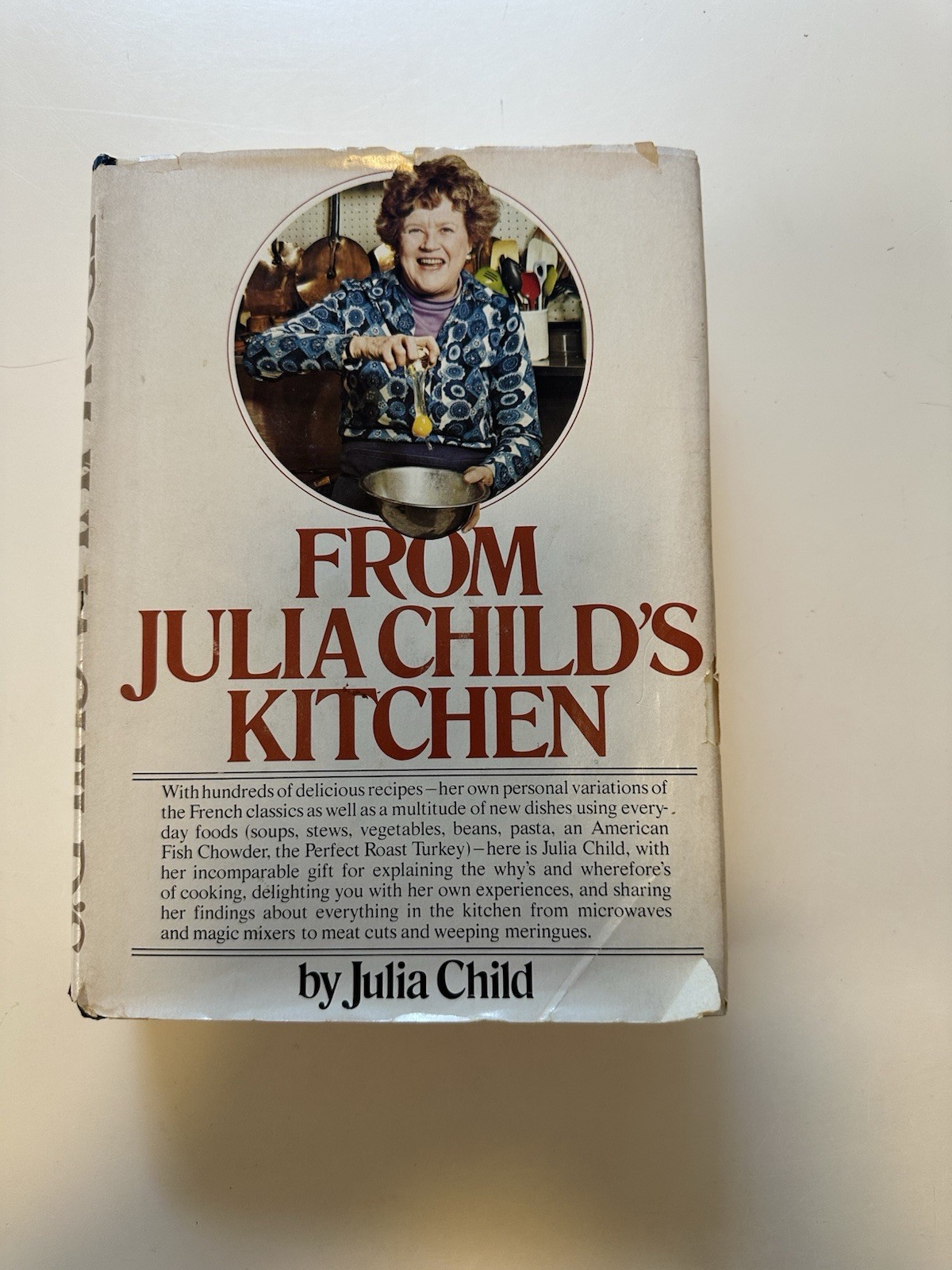 Vtg Cookbook “From Julia Child’s Kitchen” 2nd Printing, November 1975