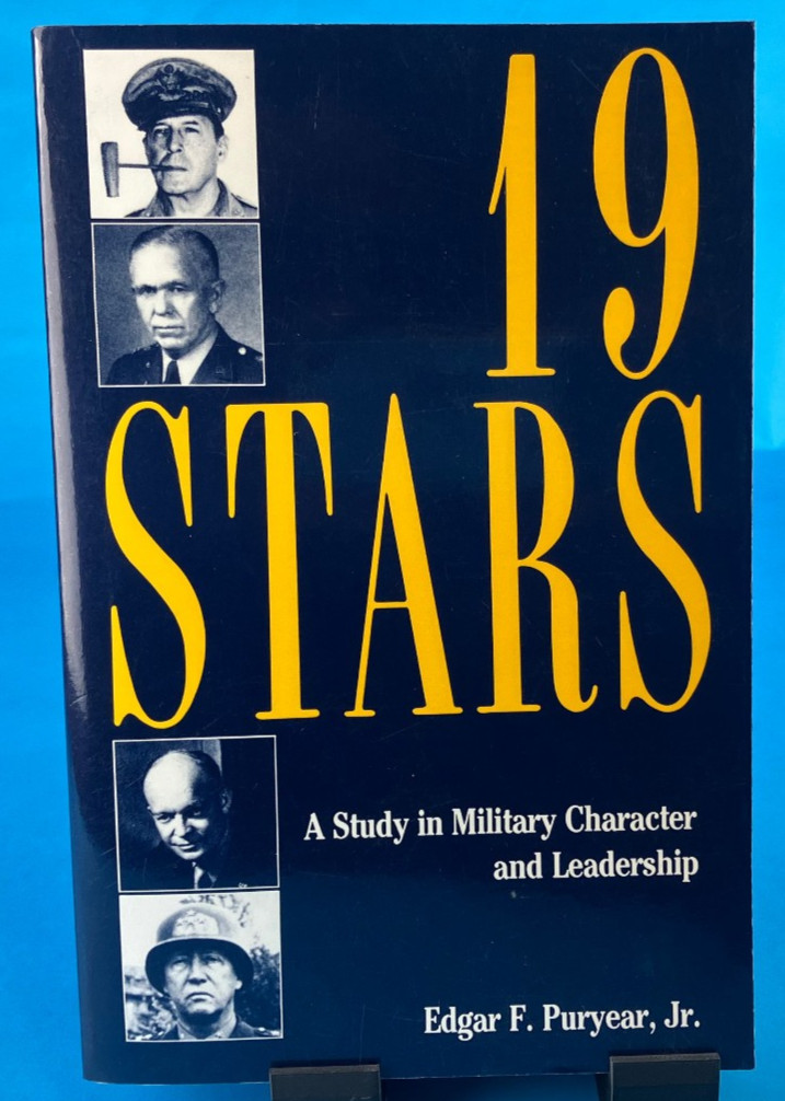 Vintage Book 19 Stars Edgar F. Puryear Jr. HC 1992 World War II