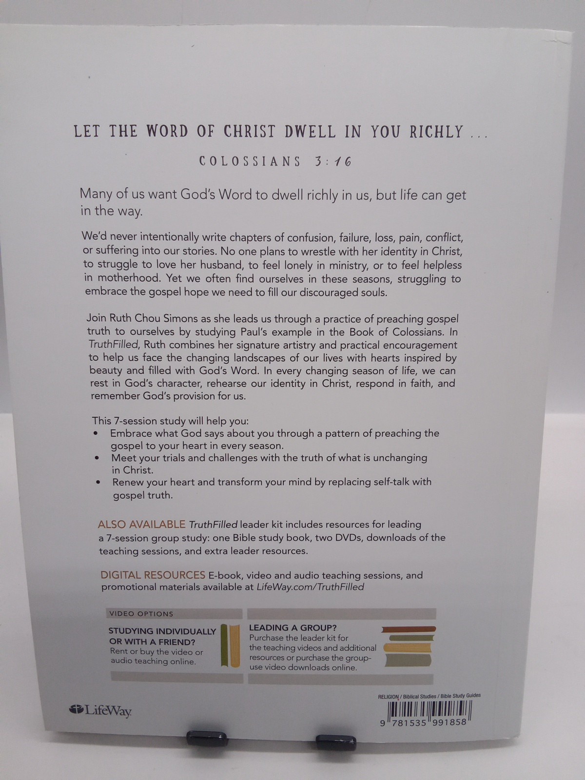 Truthfilled – Bible Study Book by Ruth Chou Simons (2020) Y13