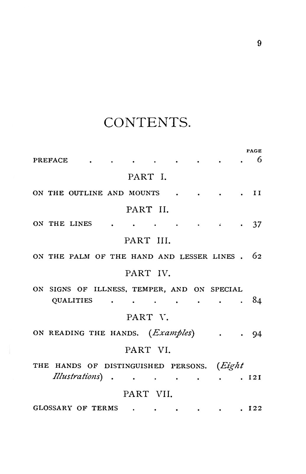 1893 The grammar of palmistry 111 Pages