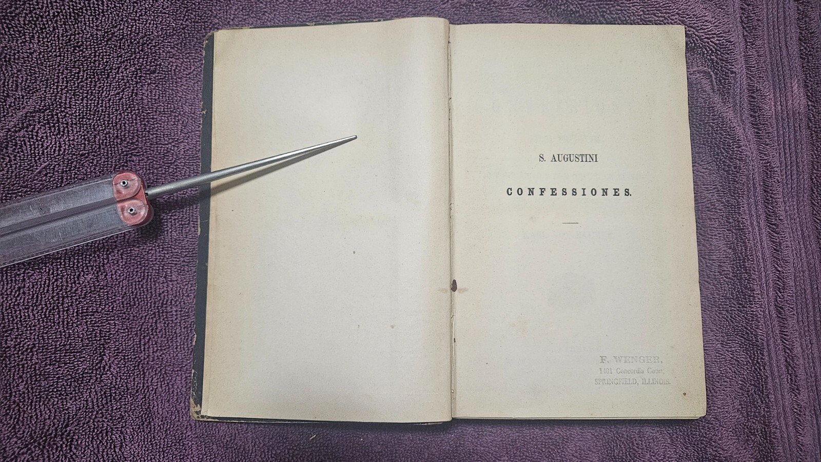 ✨ 1876 Sancti Augustini Confessionum: Auf Grundlage der Oxforder Edition